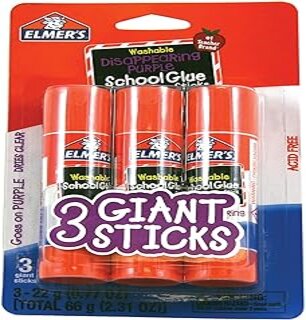 Elmer's Disappearing Purple School Glue Sticks