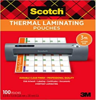 Scotch Thermal Laminating Pouches