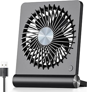 Koonie USB Fan, Strong Wind Ultra Quiet Small Desk Fan